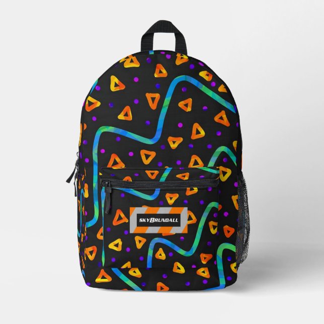 Dream Wave Festival - Wild Energy 1 Bedruckter Rucksack (Vorderseite)