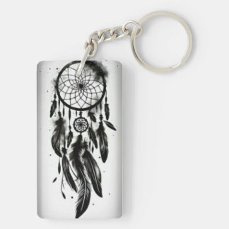 "Dream Weaver Charm: Acrolic Key Delight" Schlüsselanhänger