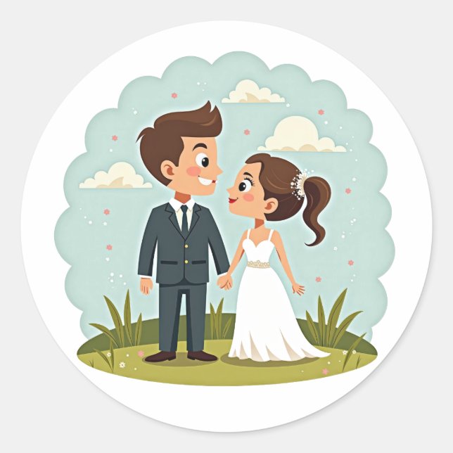 Dream Wedding Sticker (Vorderseite)