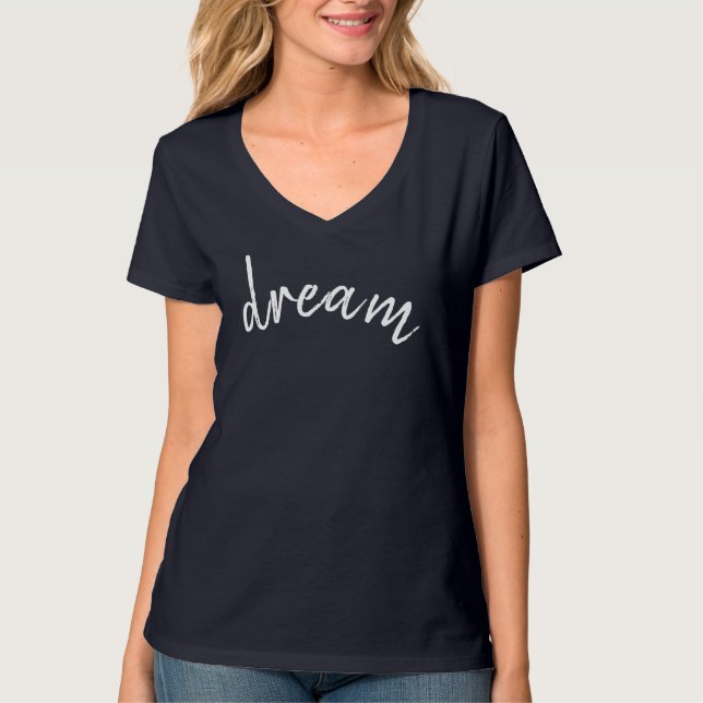Dream Women's Hanes Nano V-Neck T - Shirt (Vorderseite)