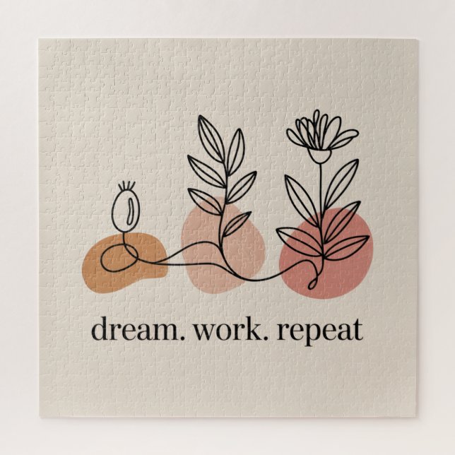 Dream. Work. Repeat (Vertikal)