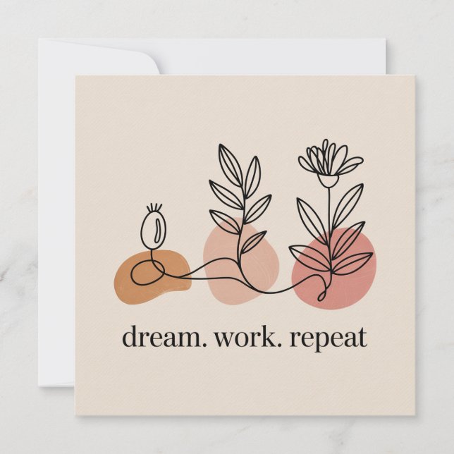 Dream. Work. Repeat (Vorderseite)