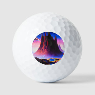 Dream World Oil Painting Golfball
