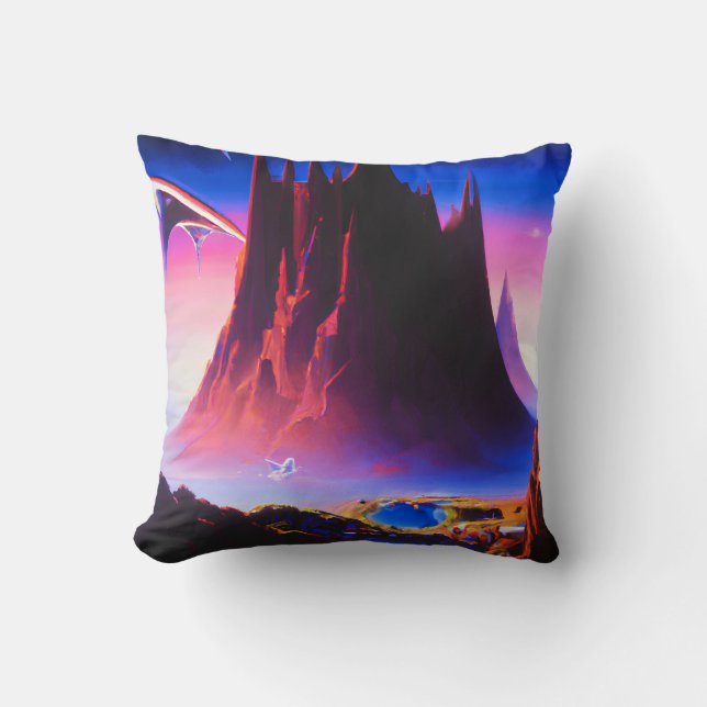 Dream World Oil Painting Kissen (Vorderseite)