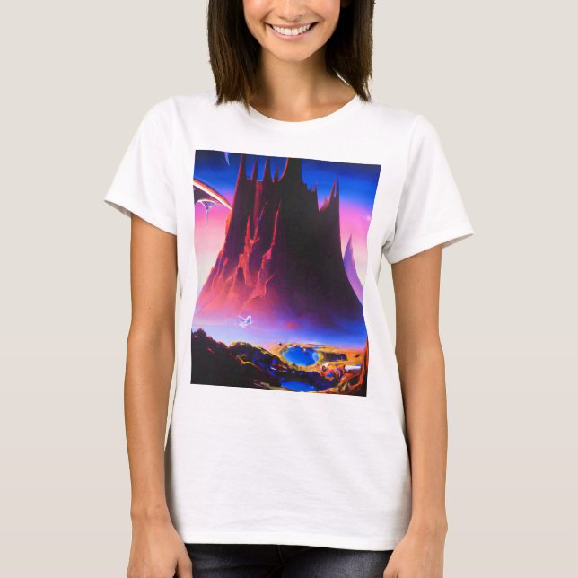 Dream World Oil Painting T-Shirt (Vorderseite)