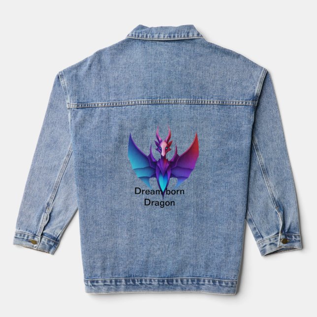 Dreamborn Dragon Jeansjacke (Rückseite)