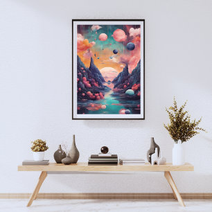 Dreamcape Surrealism Print Poster