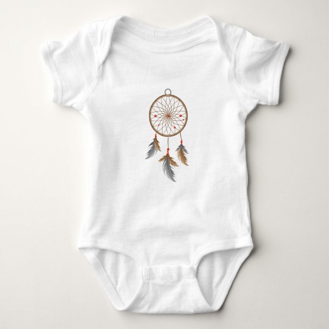 Dreamcatcher Baby Strampler (Vorderseite)