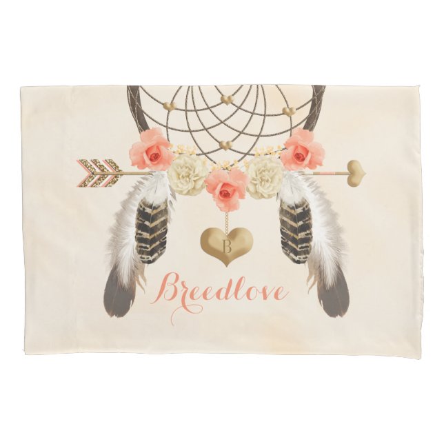 Dreamcatcher Bohemische Pillowcases Kissenbezug (Vorderseite)