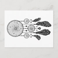 Dreamcatcher - Carte postale (Blanc)