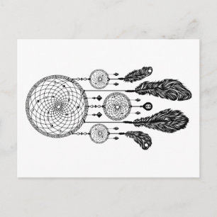 Dreamcatcher - Carte postale (Blanc)