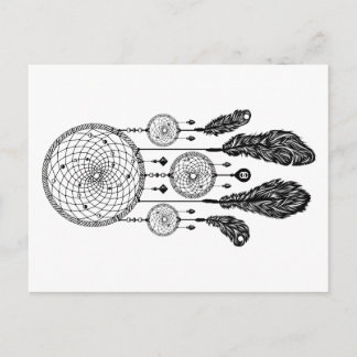 Dreamcatcher - Carte postale (Blanc)