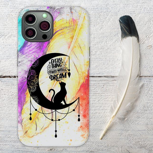 Dreamcatcher Cat | Alles beginnt mit einem Traum Case-Mate iPhone 14 Hülle (Von Creator hochgeladen)