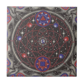 dreamcatcher des inneren Raumes Fliese