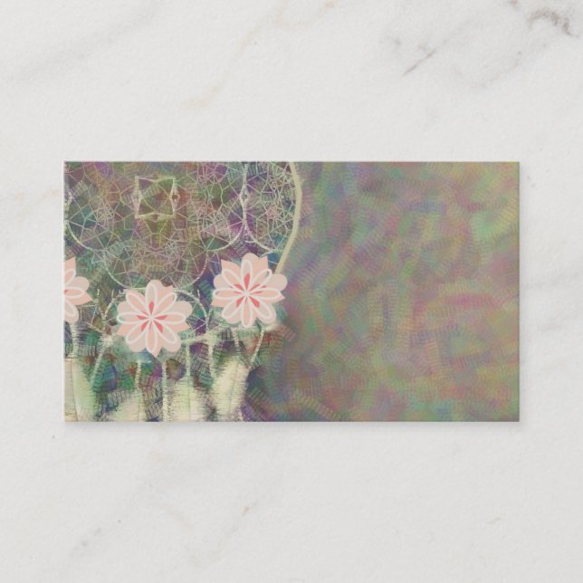 DreamCatcher Dreamcatcher Abstrakte Visitenkarten Visitenkarte (Vorderseite)