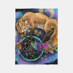 DreamCatcher Fox Fleecedecke