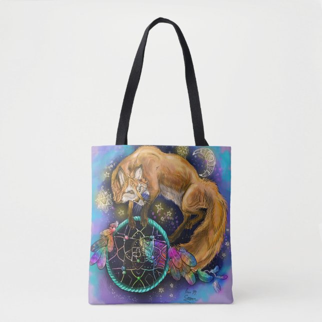 DreamCatcher Fox Tasche (Vorderseite)