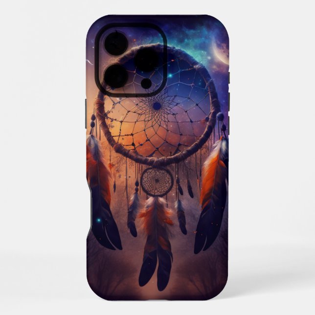 Dreamcatcher im Wald iPhone 16 Pro Max Hülle (Rückseite)