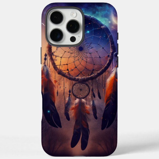 Dreamcatcher im Wald iPhone 16 Pro Max Hülle (Rückseite)