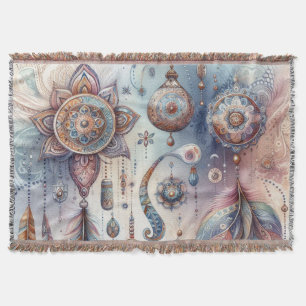 Dreamcatcher in einem Bohemischen Thema Decke