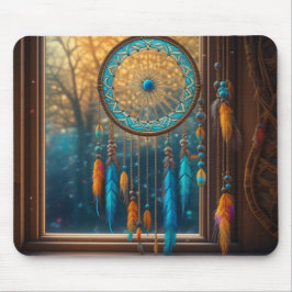 Dreamcatcher in Windows-Herbstlauben Mousepad