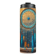 Dreamcatcher in Windows-Herbstlauben