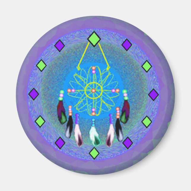 Dreamcatcher-Magnete Magnet (Vorne)