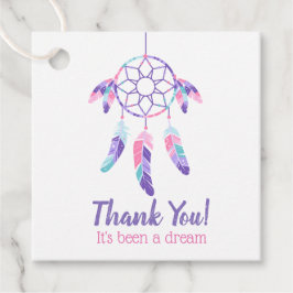Dreamcatcher rosa lila aquamariner Kindergeburtsta Geschenkanhänger
