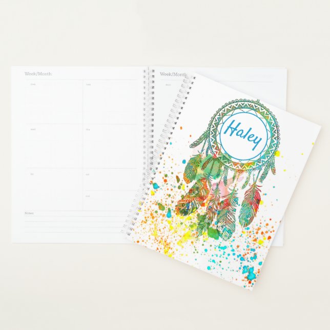 Dreamcatcher splatter personnalisé (Devant avec enveloppe)