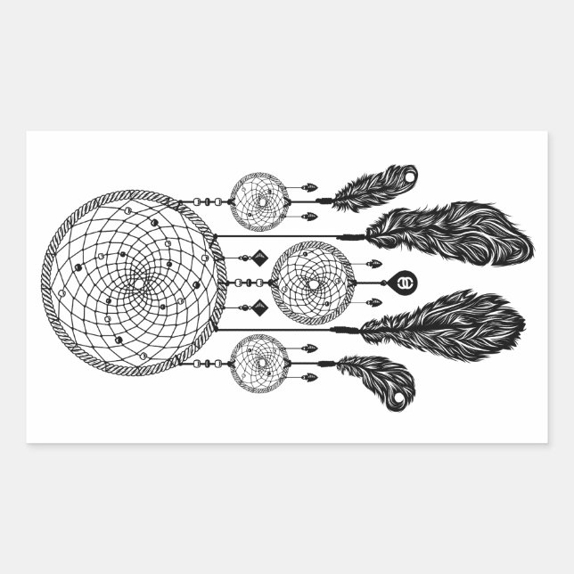 Dreamcatcher - Sticker (Blanc) (Devant)