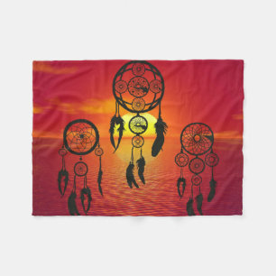 Dreamcatcher Sunset Fleecedecke