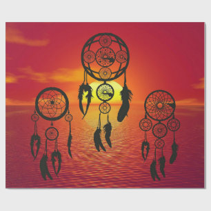 Dreamcatcher Sunset Geschenkpapier