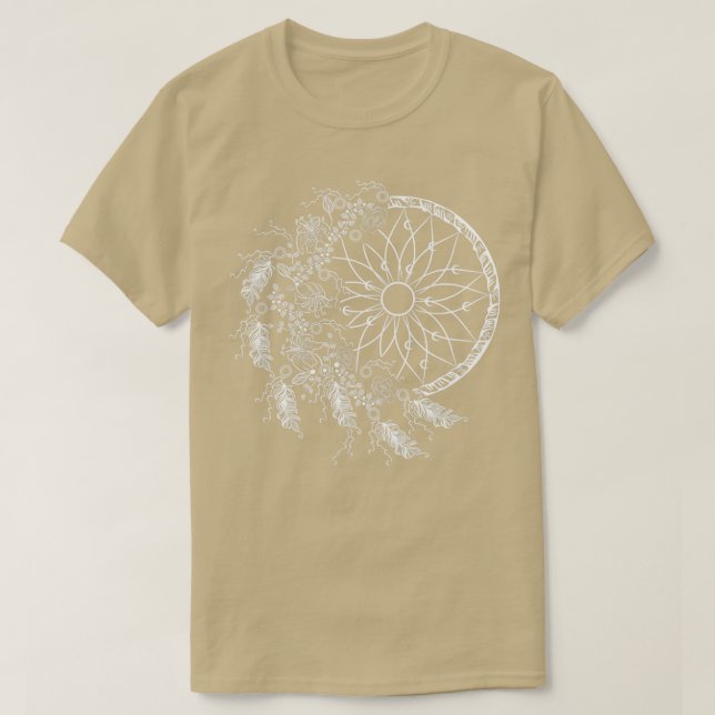 Dreamcatcher Zen Meditation Boho Bohemisch T-Shirt (Design vorne)