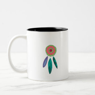 Dreamcatcher Zweifarbige Tasse