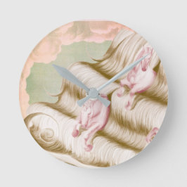 Dreamcore Pastel Clock – Celestial sagitarius Runde Wanduhr
