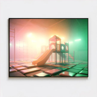 Dreamcore Playground Poster - Surreal Dream Art