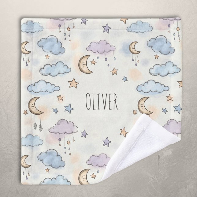 Dreame Sterne, Monde und flauschige Wolken Waschlappen (Von Creator hochgeladen)