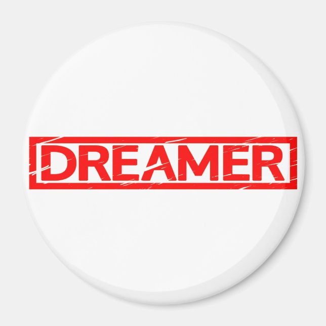 Dreamer Briefmarke Magnet (Vorne)