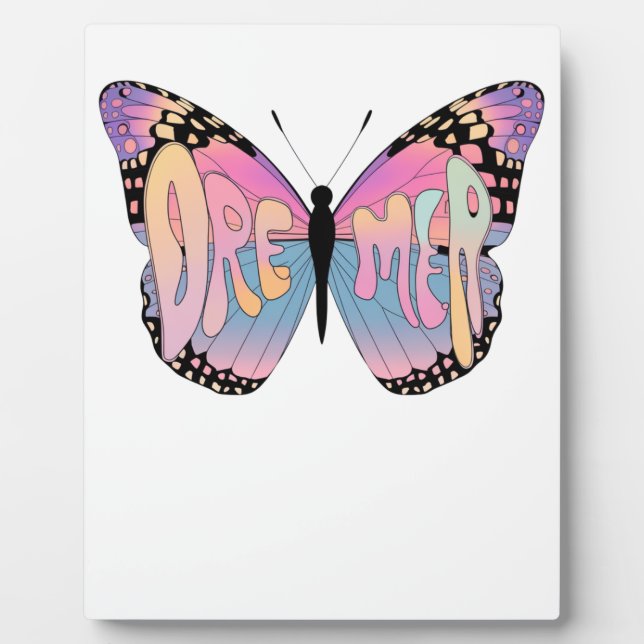 Dreamer Butterfly Vibes Fotoplatte (Vorderseite)