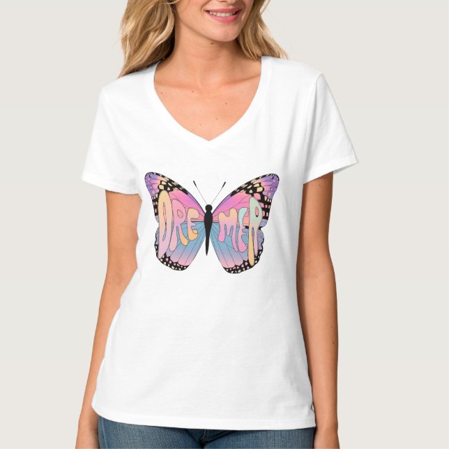 Dreamer Butterfly Vibes T-Shirt (Vorderseite)