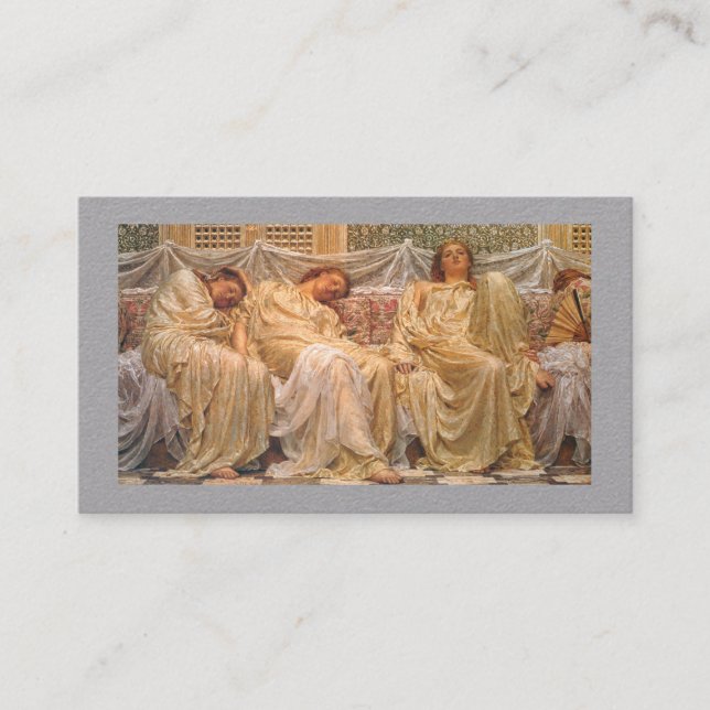 Dreamers – Albert Joseph Moore Visitenkarte (Vorderseite)