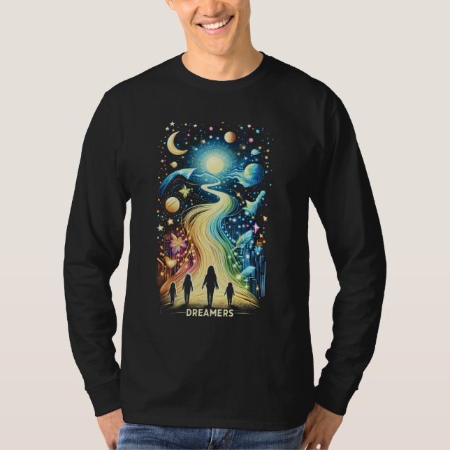 Dreamers Light Paths T-Shirt (Vorderseite)
