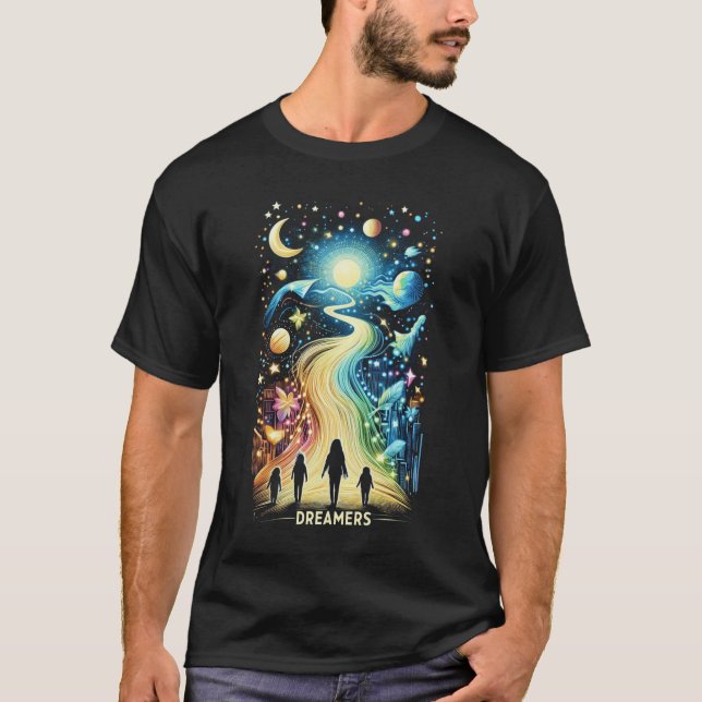 Dreamers Light Paths T-Shirt (Vorderseite)