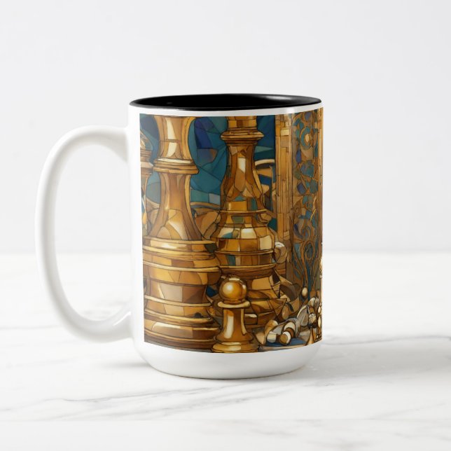 Dreames Schachthemendesign für Tasse (Links)