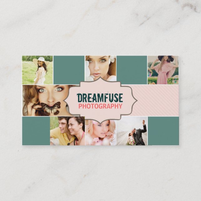 Dreamfuse 7 Foto-kundenspezifische Geschäfts-Karte Visitenkarte (Vorderseite)