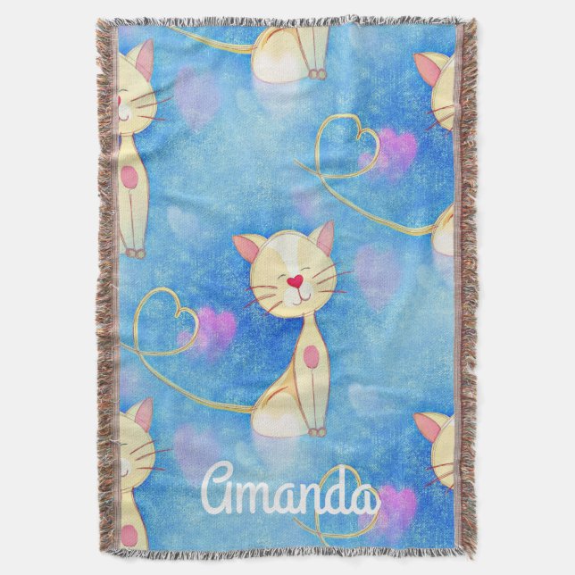 Dreaming Cat Decke (Vorderseite Vertikal)