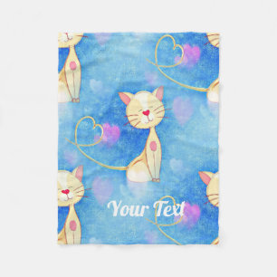 Dreaming Cat Fleecedecke