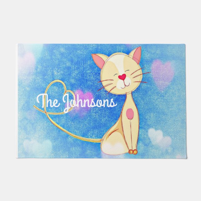 Dreaming Cat Fußmatte (Vorderseite)