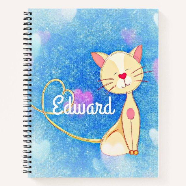 Dreaming Cat Notizbuch (Vorderseite)