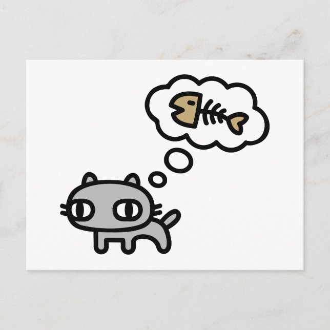 Dreaming Cat Postkarte (Vorderseite)
